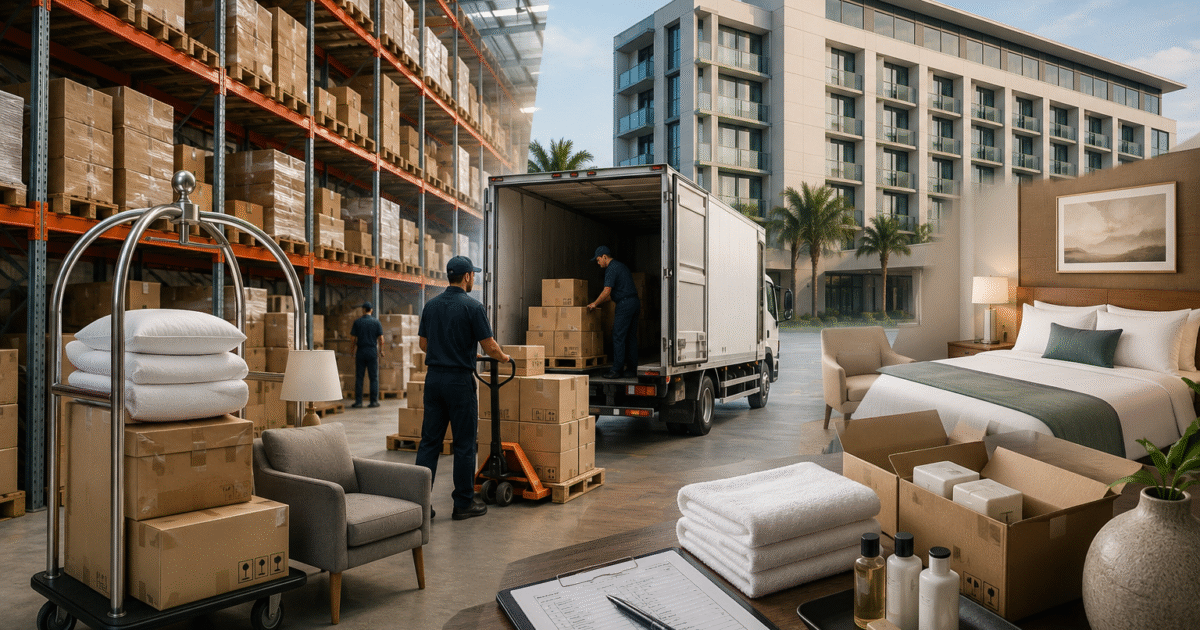 warehousing y logística para hoteles