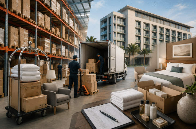 warehousing y logística para hoteles