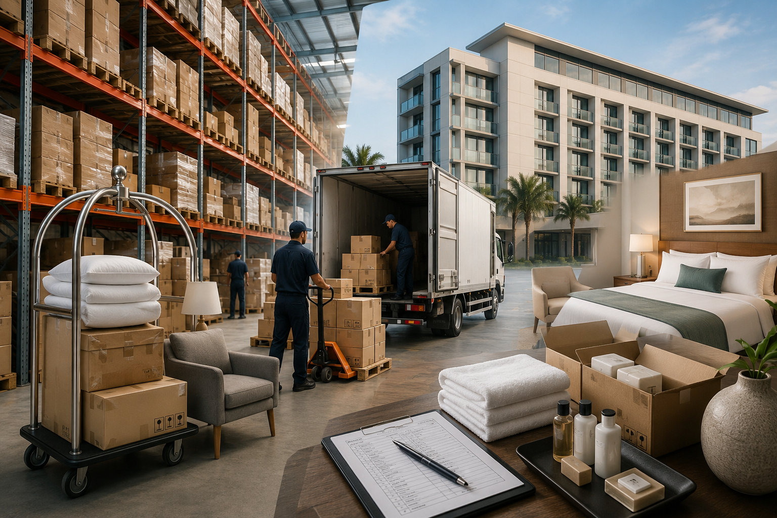 warehousing y logística para hoteles