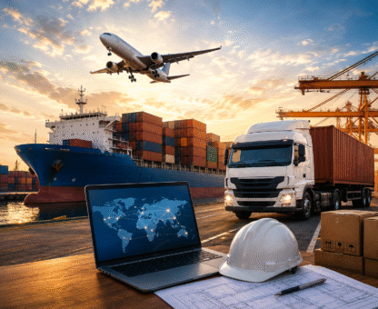 Logística y transporte internacional para proyectos
